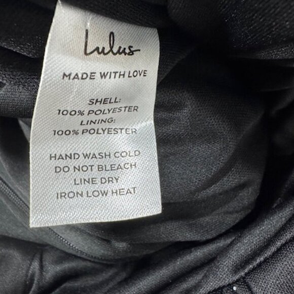 NWT Lulus Ravishing Marvel Black Burnout Floral Cutout Wide-Leg Jumpsuit - Picture 7 of 8